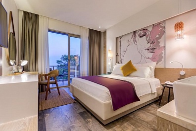 Deluxe Room with Sea View | Melanippe Relaxing Hotel
